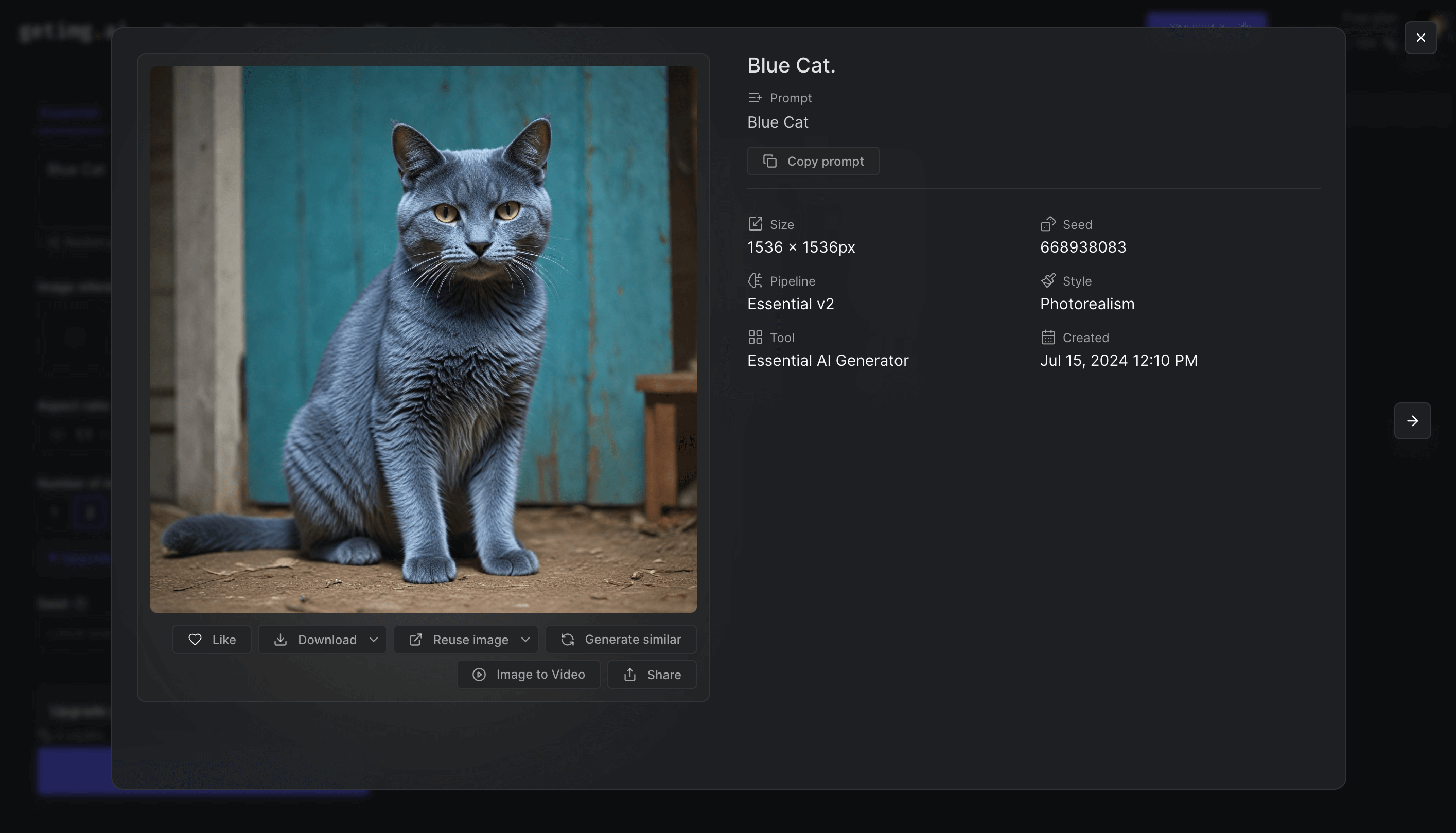 Getimg.ai: Generazione, Modifica e Outpainting di Immagini